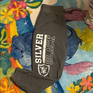 Raiders Gray Sweatpants